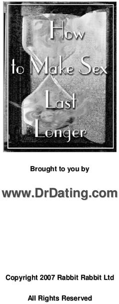 Product picture How To Make Sex Last Longer!